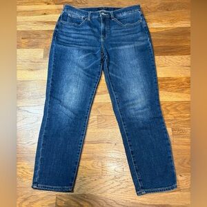 LUCKY BRAND mid rise Ava crop jeans